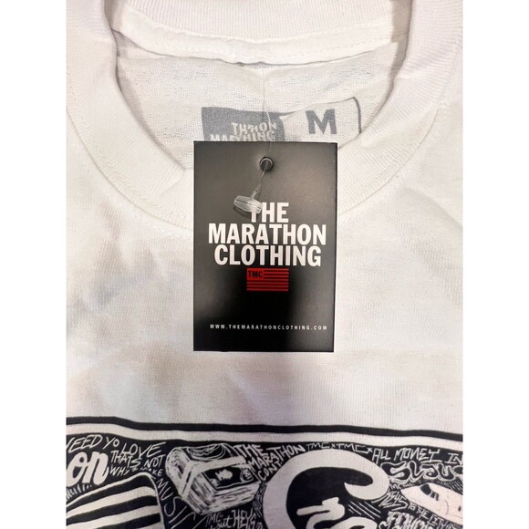 NIPSEY HUSTLE - THE MARATHON - TEE SHIRT - Medium NWT - Picture 6 of 9
